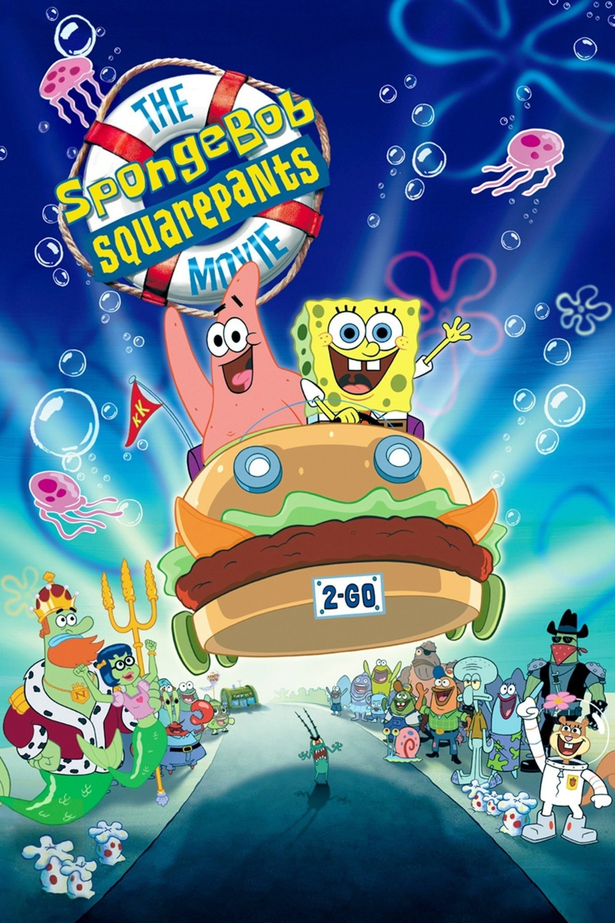 Bob sfungjeri pantallona katrori- Dubluar në Shqip