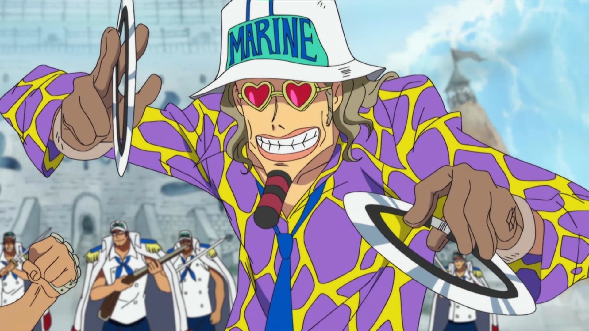 -E467- Even If It Means Death! Luffy vs. the Navy; The Battle Starts!