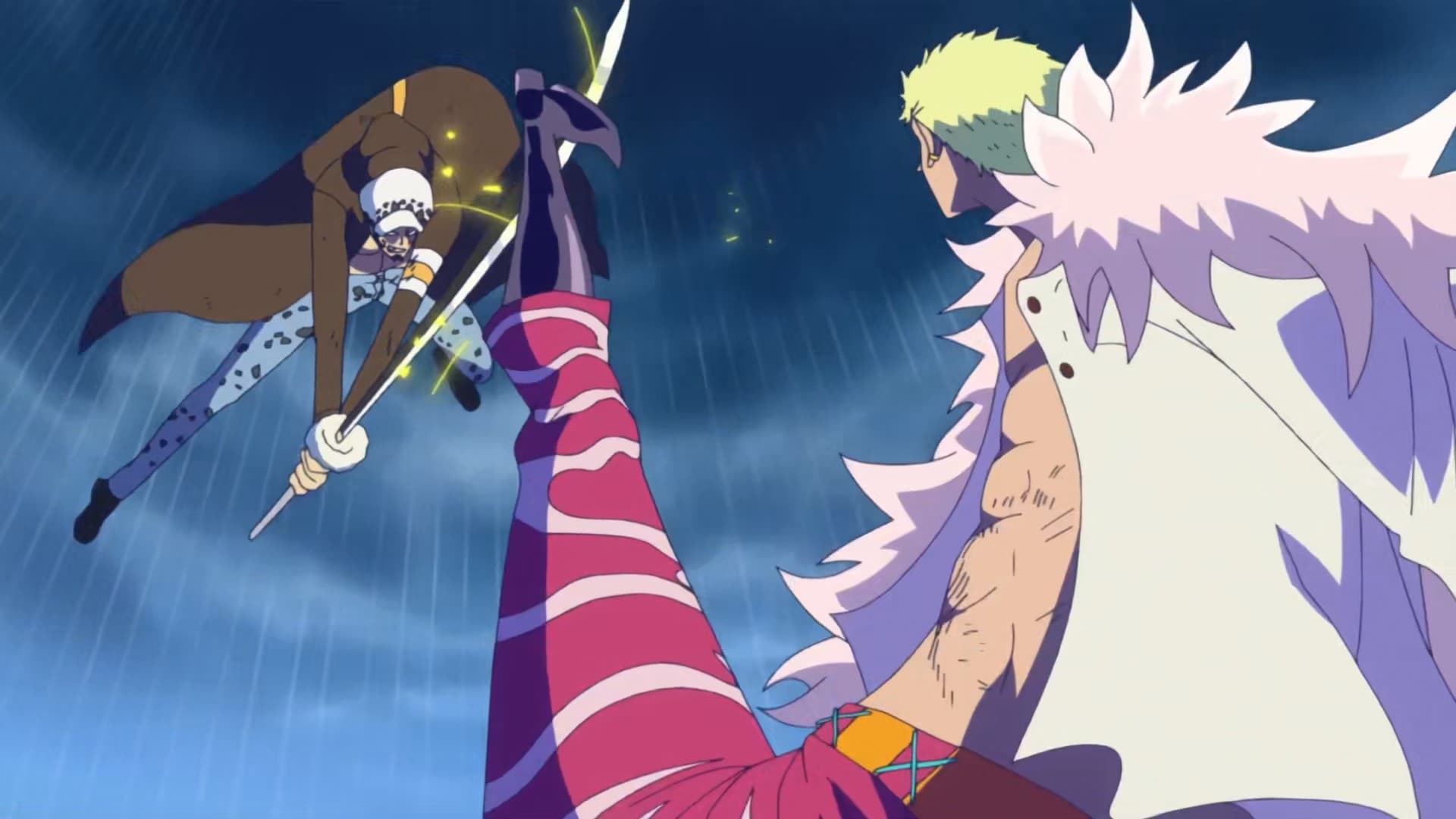 -E708- An Intense Battle! Law vs. Doflamingo!