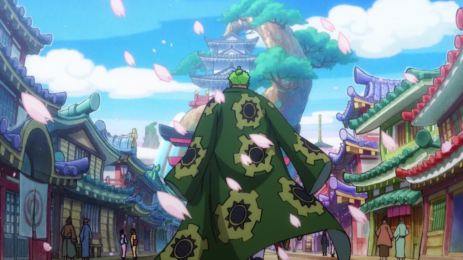 -E892- The Land of Wano! To the Samurai Country where Cherry Blossoms Flutter!