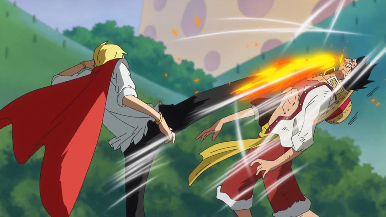 -E808- A Heartbreaking Duel! Duel - Luffy vs. Sanji - Part 2