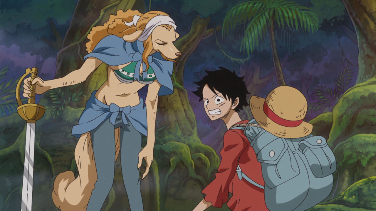 -E754- Battle Starts! Luffy vs. the Mink Tribe!