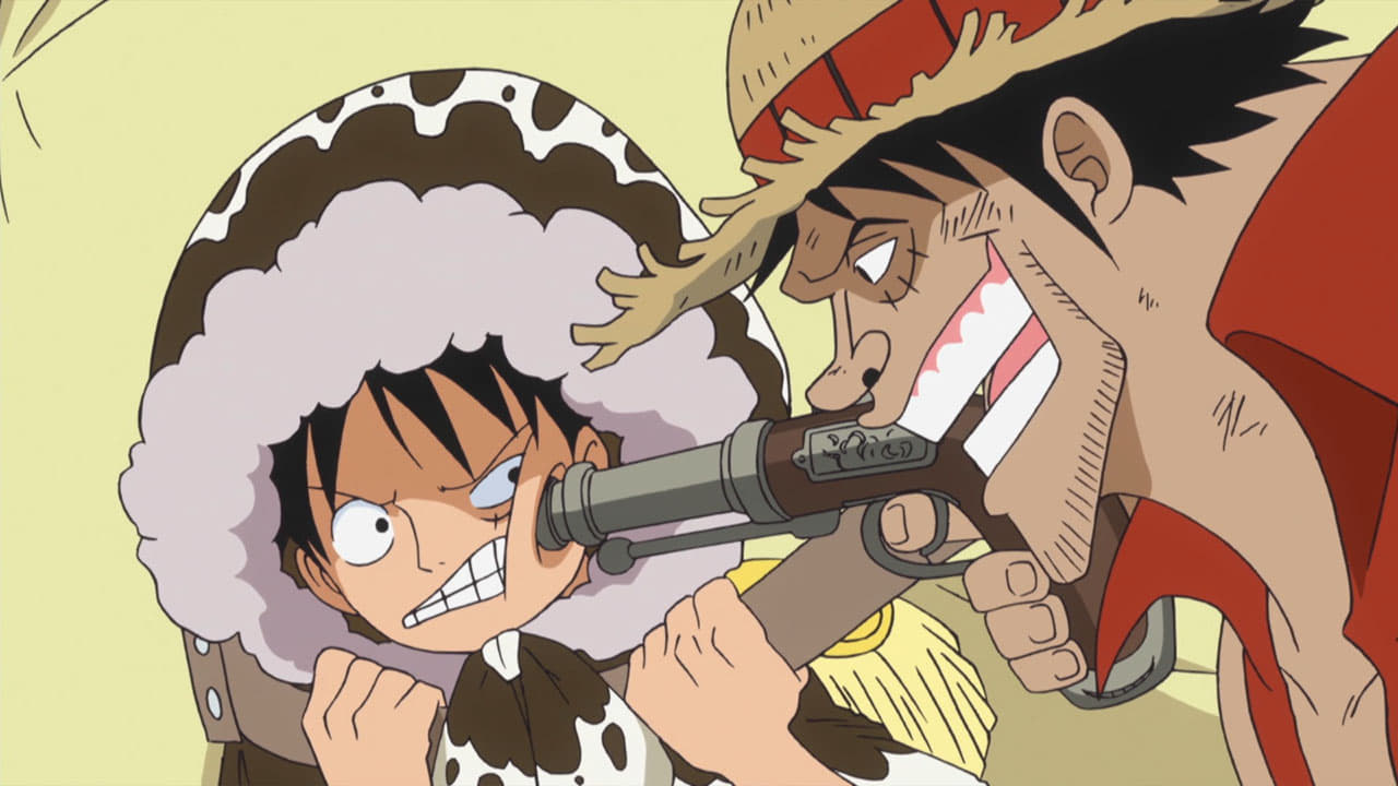 -E518- An Explosive Situation! Luffy vs. Fake Luffy!