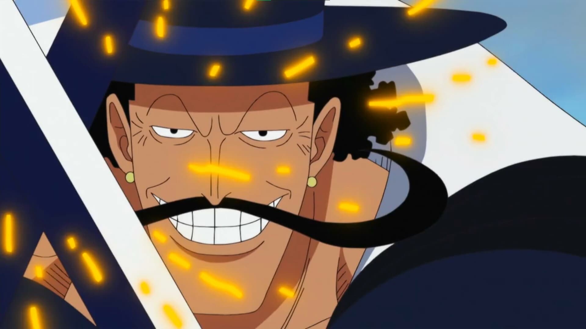 -E470- The Great Swordsman Mihawk! Luffy Comes Under the Attack of the Black Sword!