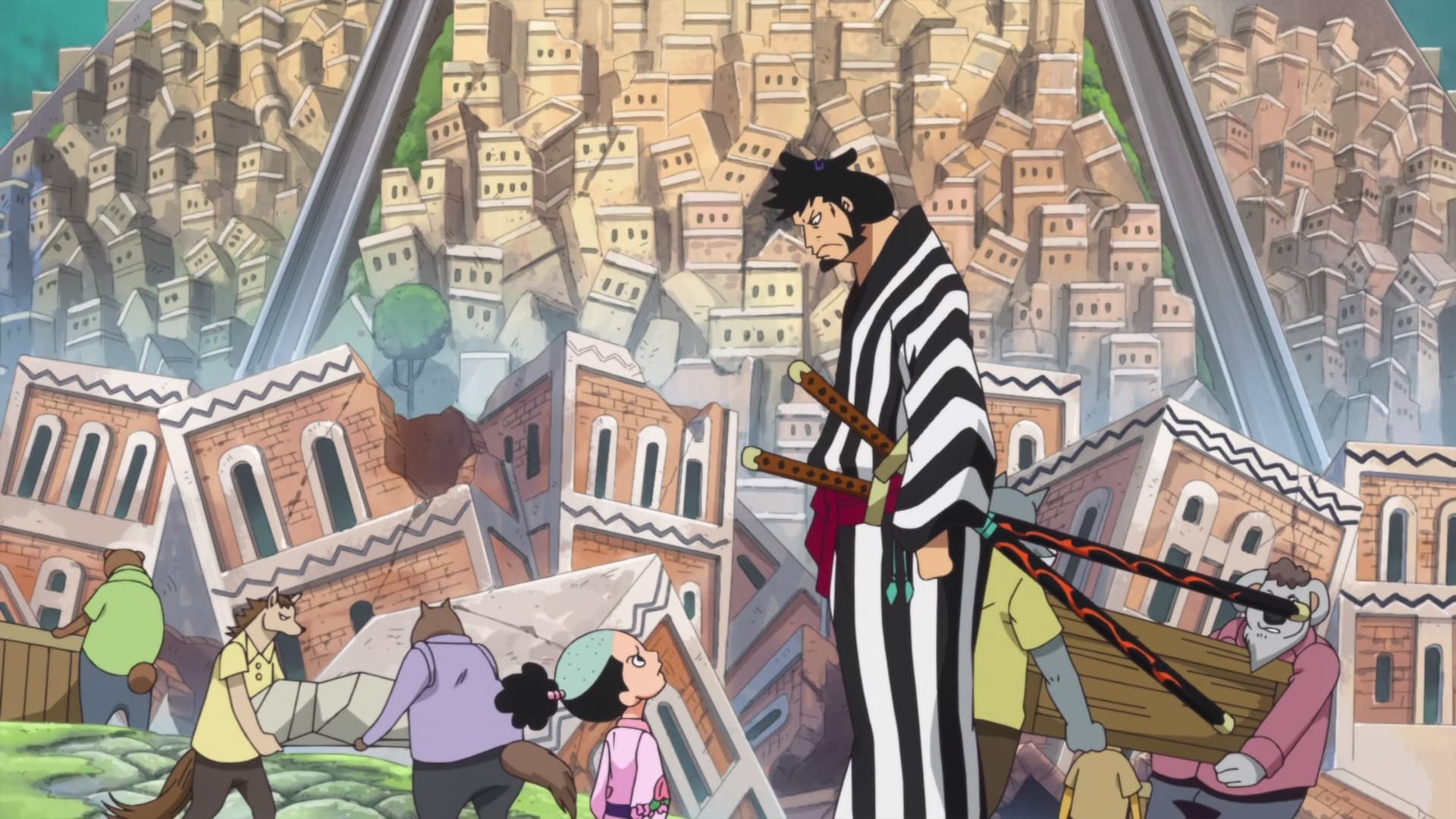-E776- Saying Goodbye and Descending from the Elephant - Setting Out to Take Back Sanji!