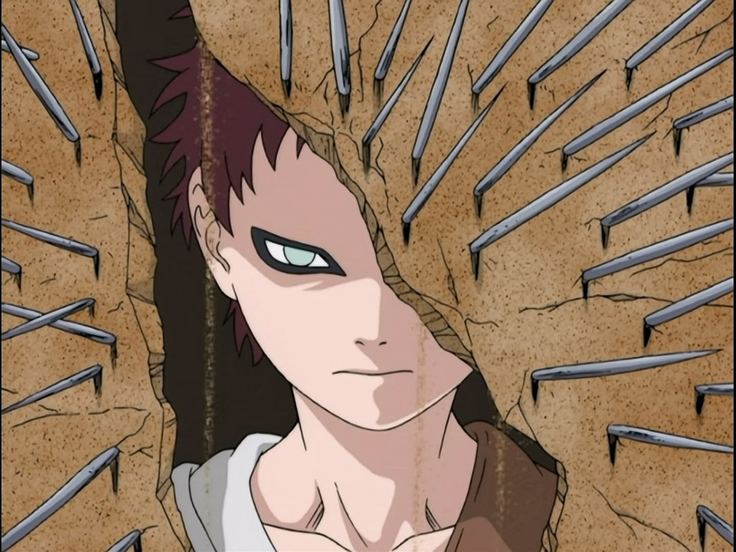 -E34- Akamaru Trembles: Gaara's Cruel Strength!