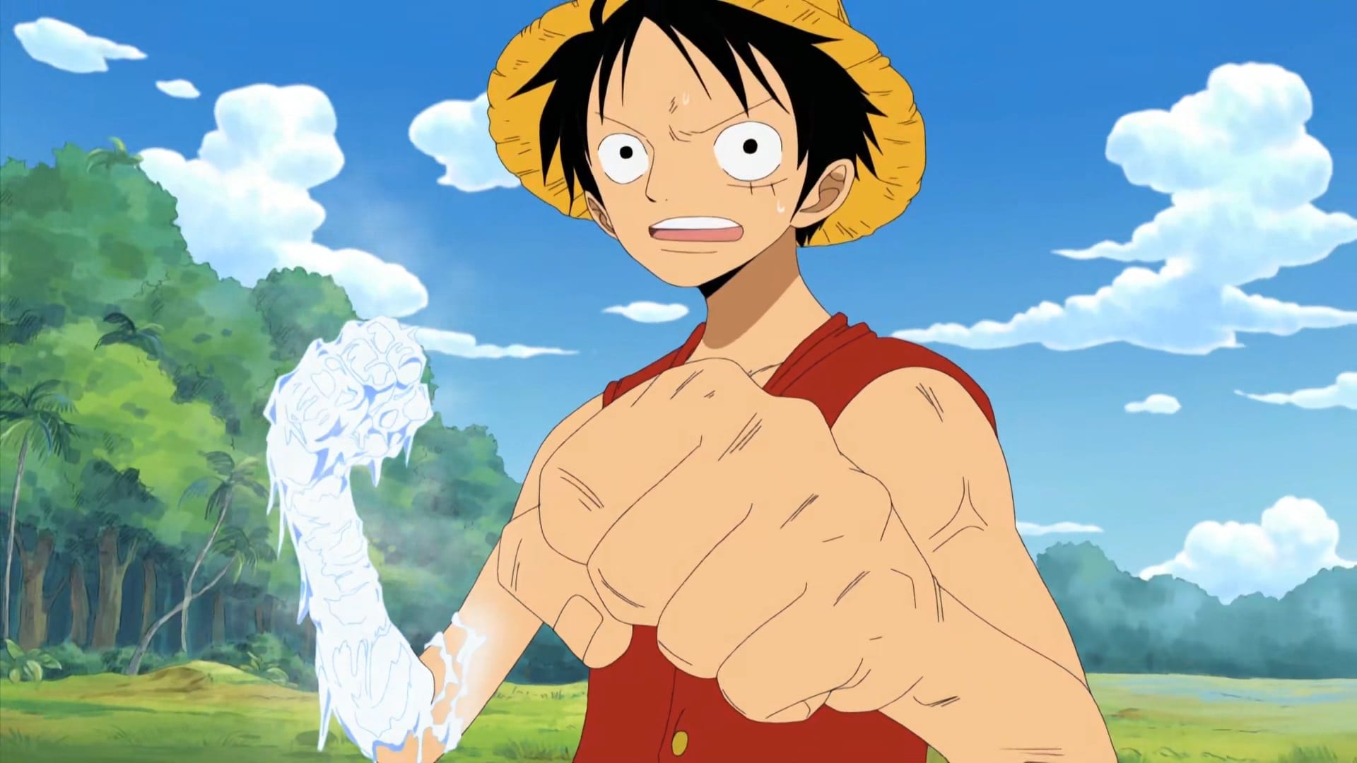 -E228- Duel Between Rubber and Ice! Luffy vs. Aokiji!