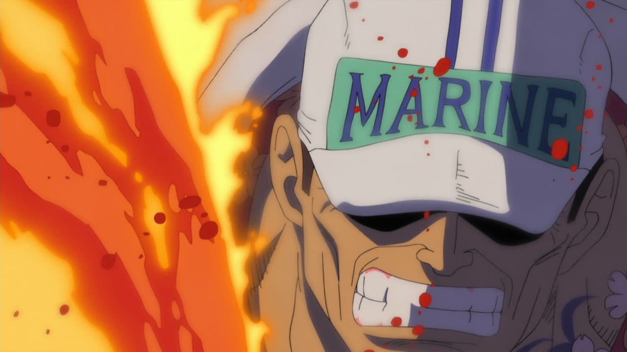 -E463- An All-Consuming Inferno!! Admiral Akainu's Power!